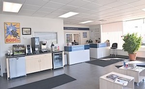 As a Bosch Car Service center, Baum Boulevard Automotive communicates to its customers a message of professional service in a comfortable environment.