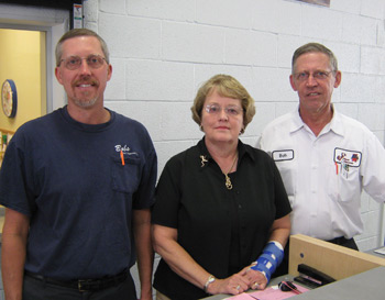 From left: Todd, Sherry and Bob Archer.