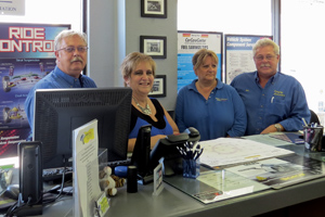 integrity automotive owners pictured l-r are: charlie and julee baxley, and barb and don meeker.